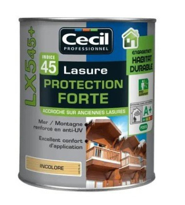 LASURE PRO ACRYLIQUE 1L INCOLORE LX545+ CECIL