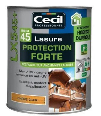 LASURE PRO ACRYLIQUE 1 L CHENE CLAIR LX545+ CECIL