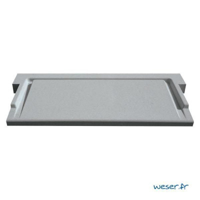 Seuil pour porte-fenêtre PMR gris 40/250 SEPMRPS40250G WESER