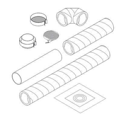 Kit aéraulique pour Magna Aqua 200 et Magna Aqua 300 SAUNIER DUVAL