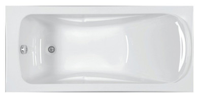 Baignoire acrylique rectangulaire FORIA 2 DROITE blanc 160x75 - AQUARINE - 199163