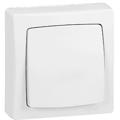Interrupteur Va et vient Saillie Oteo Blanc Complet LEGRAND