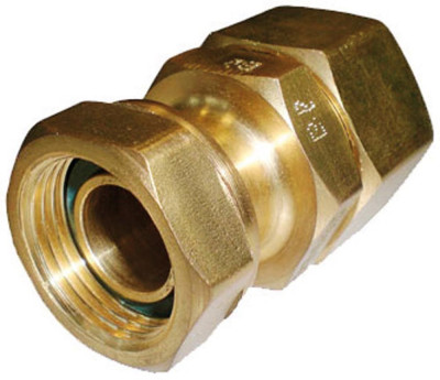 Raccord PLT Tracpipe femelle avec joint plat gaz écrou G 1" DN25 BANIDES & DEBEAURAIN