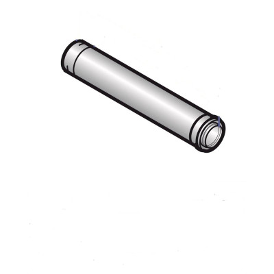 Rallonge alu PPS 80/125 Longueur 1000 mm DY128 DE DIETRICH