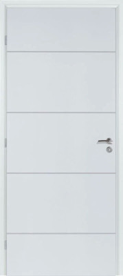 Bloc-porte alvéolaire Isoplane Prépeint recouvrement 73x204cm huisserie 90x49 RIBPKET83DT90N - RIGHINI