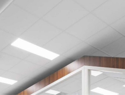 Panneau plafond laine roche Ekla+ Th bord A24 blanc 40X1200X600 - ROCKFON