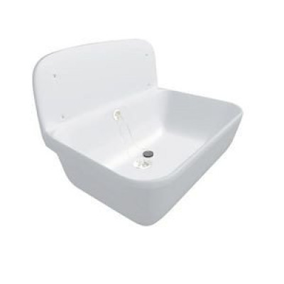 Poste d'eau mural longueur 49,5 cm Polypropylène Blanc POSTOB NICOLL