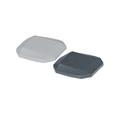 Capot de finition alu Grand Vent Gris Anthracite Sablé pour poteau SICHAP1402 - SILVADEC