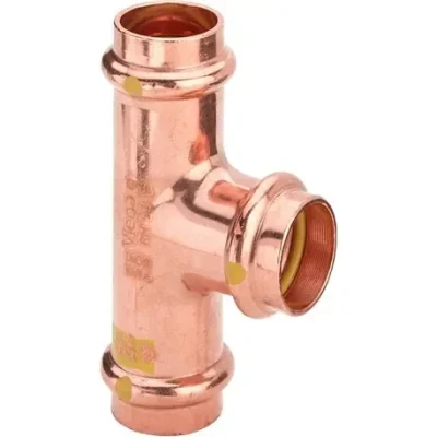 Té plomberie cuivre avec SC-Contur Profipress G Ø14x14x14 – 662394 VIEGA
