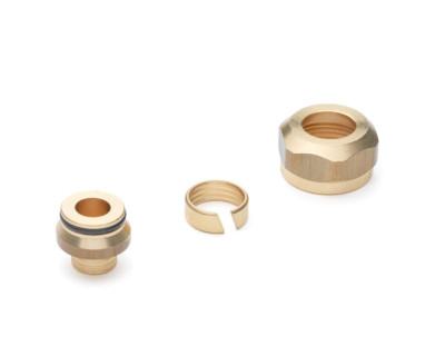 Raccord à visser pour tube DN12x1.1 pour raccordement des tubes PER au collecteur REHAU