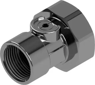 VANNE D'ARRET COLLECTEUR ECROU 3/4F-3/4M REHAU