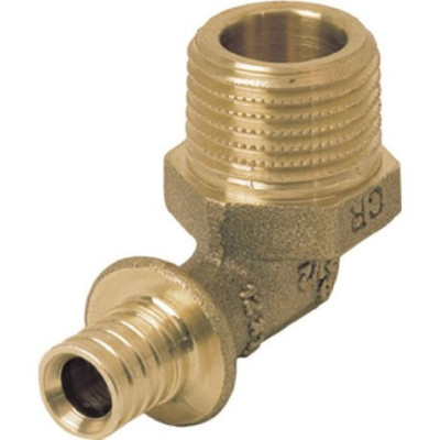 Coude à 90° diamètre 12-15x21 mâle en laiton 11691331001 REHAU