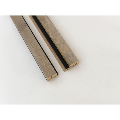Kit profilés de finition Maestro Latt Rustic Wood 20x71x2770mm colis de 2 736110 - MAESTRO