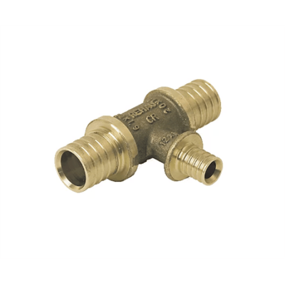 Té à sortie réduite laiton SDR 11 LX Ø 50x20x50 - 11690771001 REHAU
