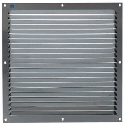 Grille estampée 436 aluminium anodisé argent 300x300 mm Renson