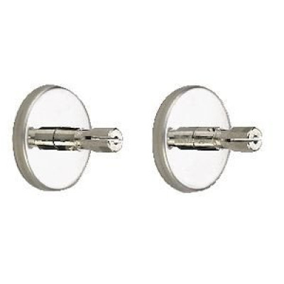 Platine de raccordement pour barre de rideau de douche Delabie diamètre 20 mm jeu de 2 DELABIE