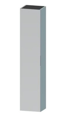 Colonne de salle de bain INFINY ciel grisé 1 porte miroir droite 170x35x30cm - LAPEYRE