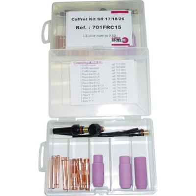 Coffret pièces d'usures Binzel TIG pour SRL 17/18/26 BINZEL