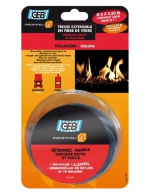 TRESSE FIBRE DE VERRE 8 MM 2.5 ML 821522 GEB