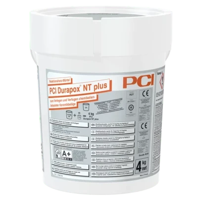 Mortier joint et colle époxy anti-chimique PCI Durapox NT plus gris ciment seau de 4kg 59115321 - PCI