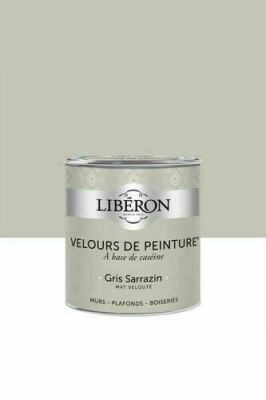 Velours de peinture Gris sarrazin Mat 0,5 L LIBERON