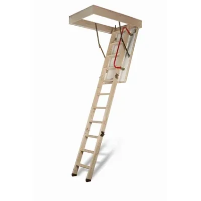 Escalier escamotable sapin 120x60 cm Ecowood + trappe - SOGEM