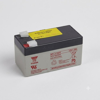 Batterie plomb étanche de secours alarme et BAES 12V 1.2Ah unité 386004 URA LEGRAND