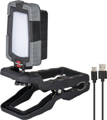 Projecteur LED mobile à pince CL 1050 MA rechargeable, 10 W, 950lm, IP65 - 1173070010 Brennenstuhl