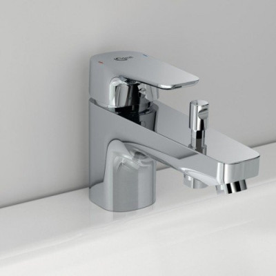 Mitigeur bain-douche Khéops mural en laiton chromé cartouche 40mm unité B0720AA - IDEAL STANDARD