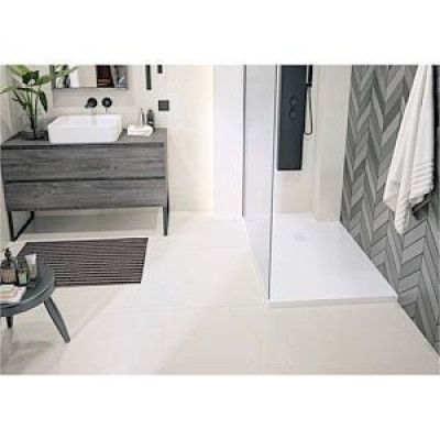 Receveur de douche Kinesurf découpable 100x90cm blanc extra-plat 4cm RD1704 - KINEDO