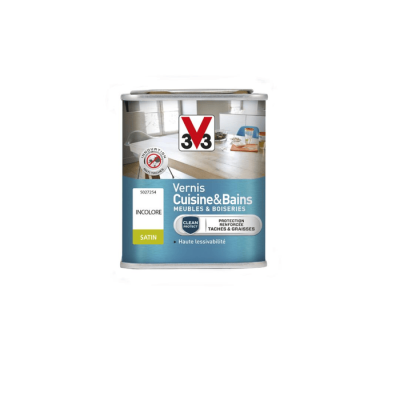 Vernis Cuisine et Bains Incolore satin 0.25 L V33
