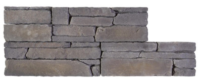 Plaquette de parement Rocky Mountain anthracite - épaisseur ± 3 cm paquet de 0,25 m² ORSOL