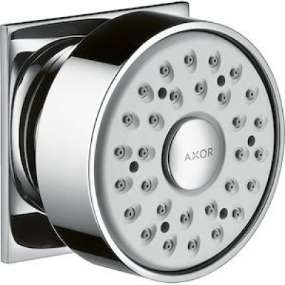 Douchette latérale encastrée carrée 1 jet orientable chromé unité 28469000 - HANSGROHE
