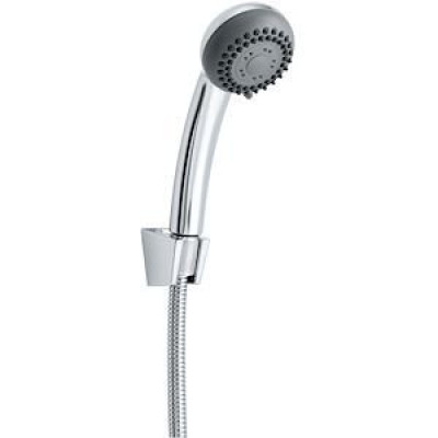 Ensemble de douche Hydrostyle 2 jets avec flexible et support mural inox - Z5385112021 ROCA