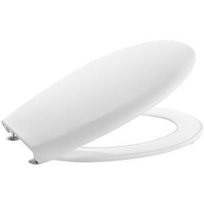 Abattant WC Victoria double en Supralit blanc charnières inox unité A801B6000B - ROCA