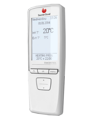 Thermostat d'ambiance programmable radio Exacontrol E7R 173x62,5x34mm 0020085060 - SAUNIER DUVAL