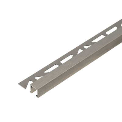 Profilé de finition carré Squareline aluminium titane longeur 250 cm DPSA 1163-SF DURAL