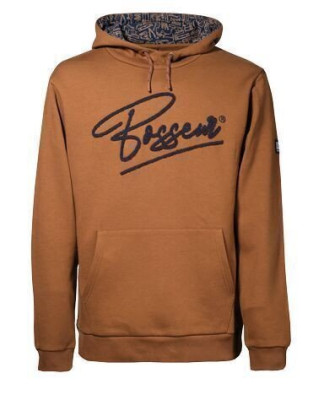 Sweat-shirt à capuche LIZAR camel Taille 2XL BOSSEUR