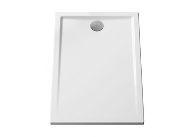Receveur CASCADE grès blanc à poser 120x80 antidérapant Vitra