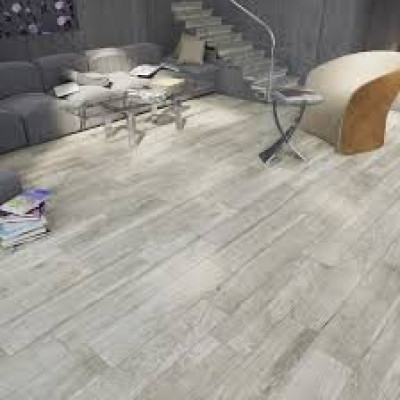 Carrelage FOREVER gris 16.5x100 épaisseur 8.5 mm aspect imitation bois