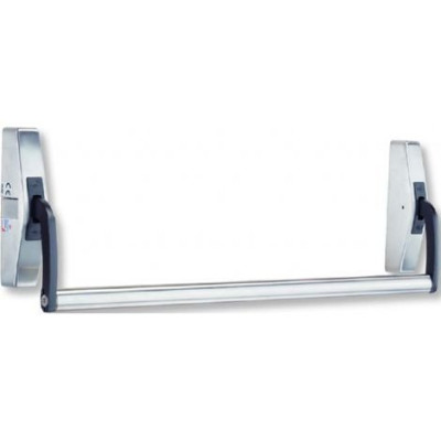 Barre anti-panique CROSS BAR 89 3 points latérale argent largeur 1150 mm 890300-20-2Z - JPM