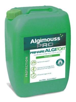 Peinture toiture Algitoit primaire bidon de 20 litres 028001 ALGIMOUSS