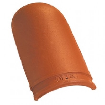 About d'arêtier demi-rond PM 850 rouge ancien IMERYS