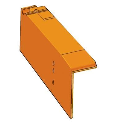 Rive grand modèle 10m² gauche rouge flammé CH II TERREAL
