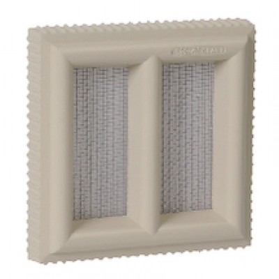 Grille aération scellement claustra sable RACCORDS & PLASTIQUES NICOLL