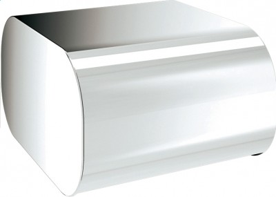 Porte-rouleau avec couvercle OUTLINE chromé