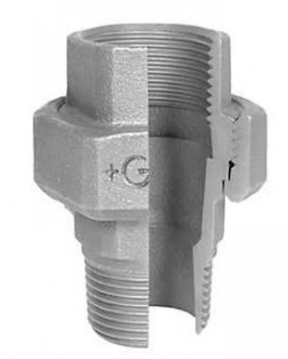 Manchon union 331 mâle femelle à joint plat galvanisé 66x76mm SOFRECO