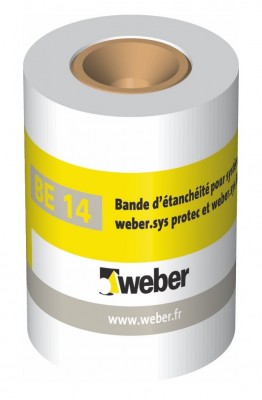 Bande d'étanchéité BE14 10x0.14m WEBER ET BROUTIN
