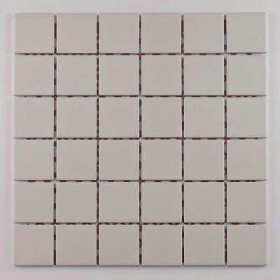 Grès cérame white mosaïque 5x5cm 30x30cm BARWOLF
