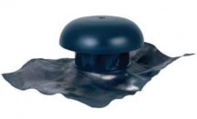 Chapeau de ventilation à collerette 50x50mm diamètre 200mm NICOLL